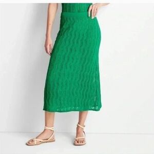 Women's Open Stitch Sweater Maxi Skirt - Future Collective with Jenee Naylor XXS